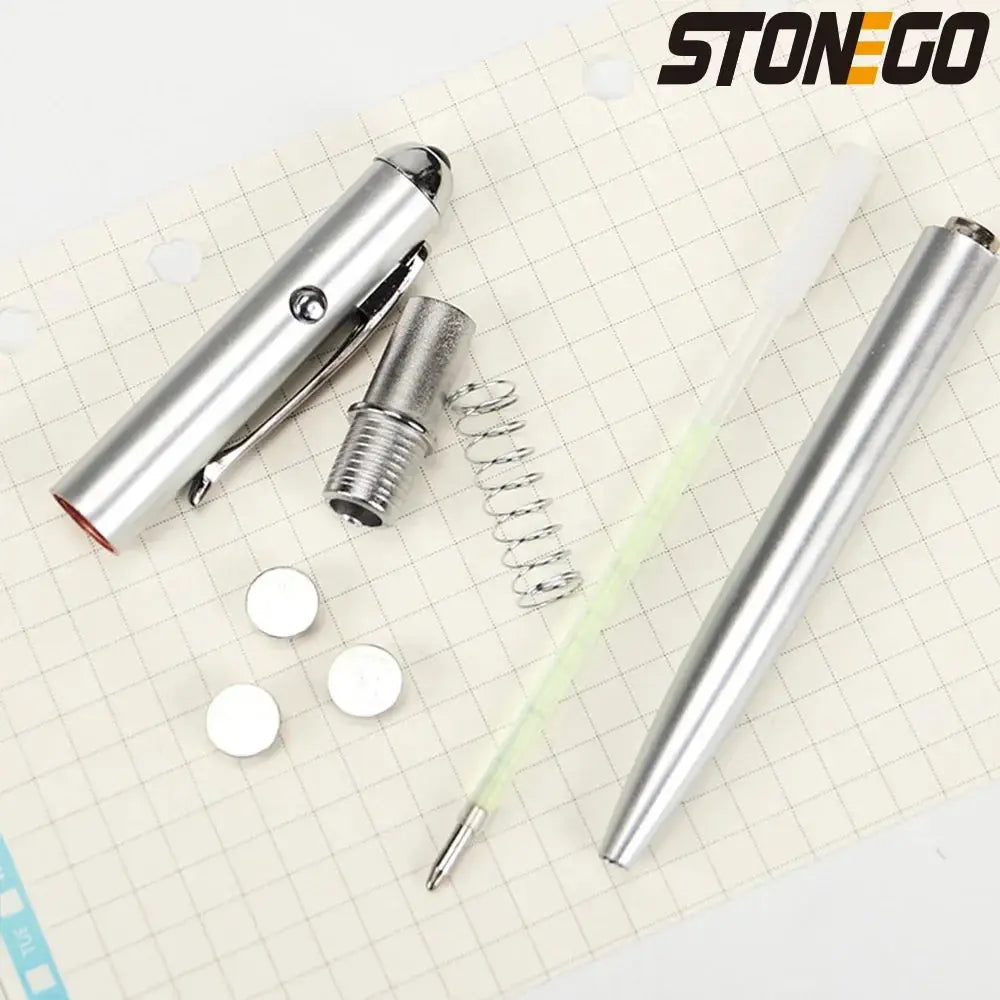 Penne a sfera in materiale plastico novità con penna a inchiostro invisibile 1PC con penna a sfera segreta magica a luce UV - My Hashtag Shop