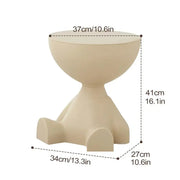 Tavolini creativi Tavolino da caffè a testa piatta Tavolino decorativo per divano per soggiorno Mini tavolo tavolino Comodino HASHTAG