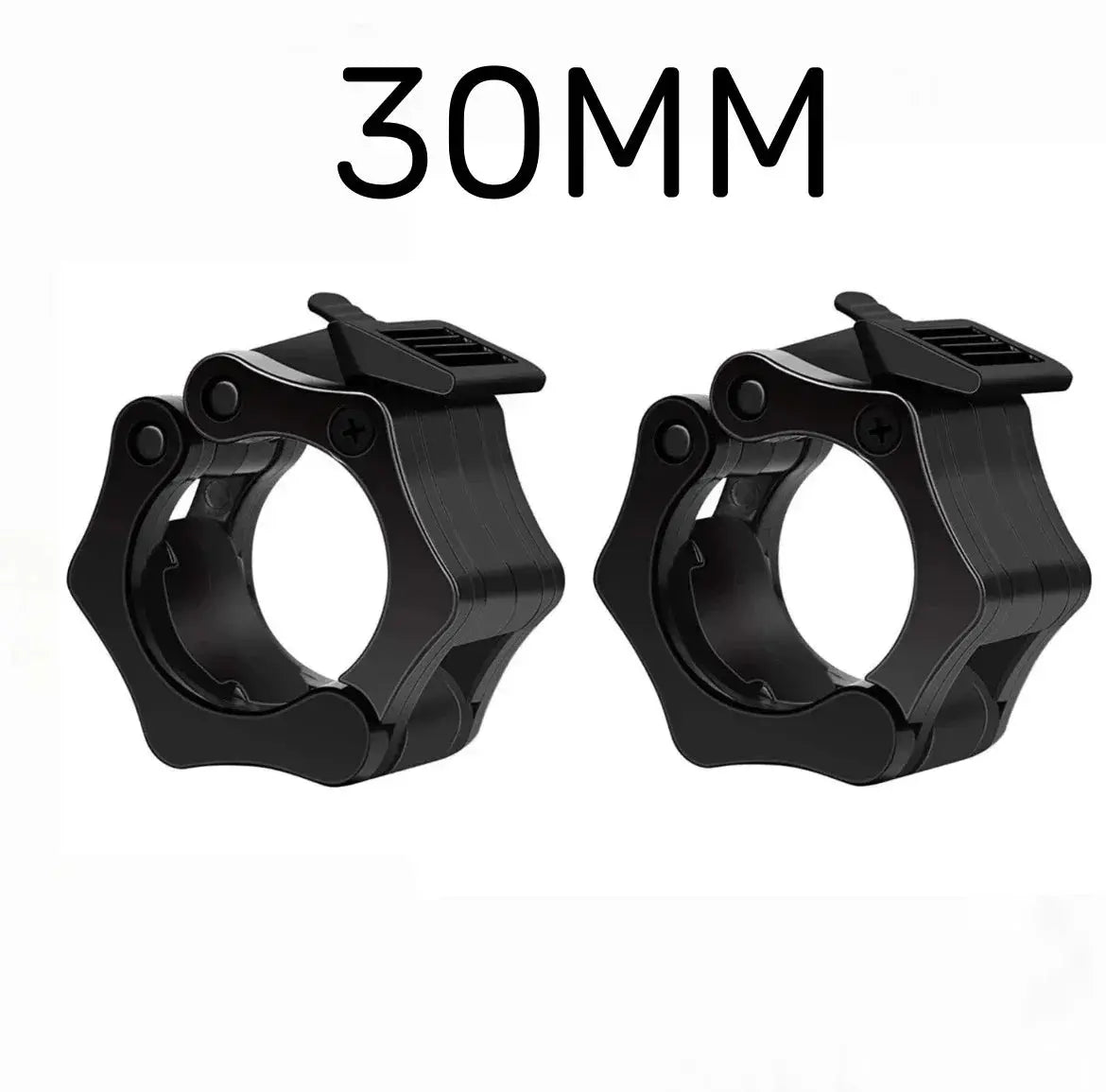 25mm 28mm 30mm Collari Spinlock Bilanciere Collare Blocco Manubri Clip Morsetto Barra di sollevamento pesi Palestra Manubri Fitness Body Building - My Hashtag Shop