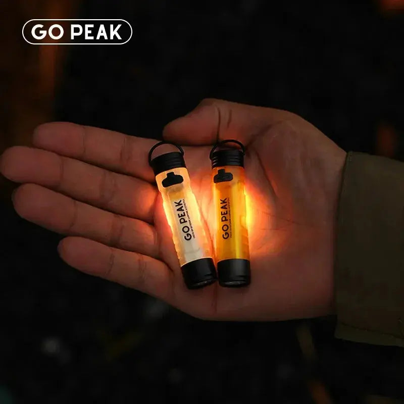 Mini Torcia Elettrica Chiave Esterna Clip Cap Ambient Led Lunga Resistenza Disastro Sollievo Emergenza 5050 Piccola Luce - My Hashtag Shop