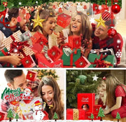 Christmas Gift Box DIY Folding Paper Boxes Money Pop-Up Birthday Wedding Surprise Bounce Box Explosion Red Envelope Gift Box Set HASHTAG