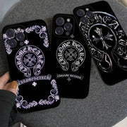 Custodia per telefono classica di lusso C-ChromeS H-Heart Custodia per telefono per Iphone 17 Air 16 15 14 13 12 11 Pro Max 16 15 14 Plus Custodia morbida in TPU HASHTAG