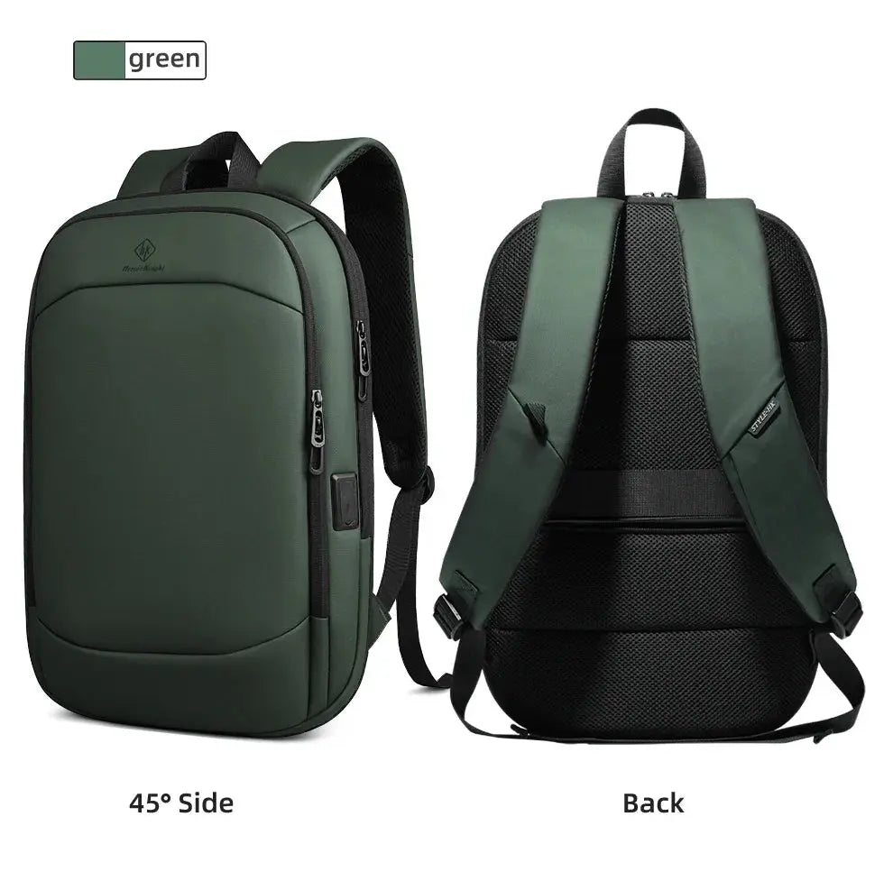 NNEOBA Expandable 17.3 Laptop Backpack Green-2
