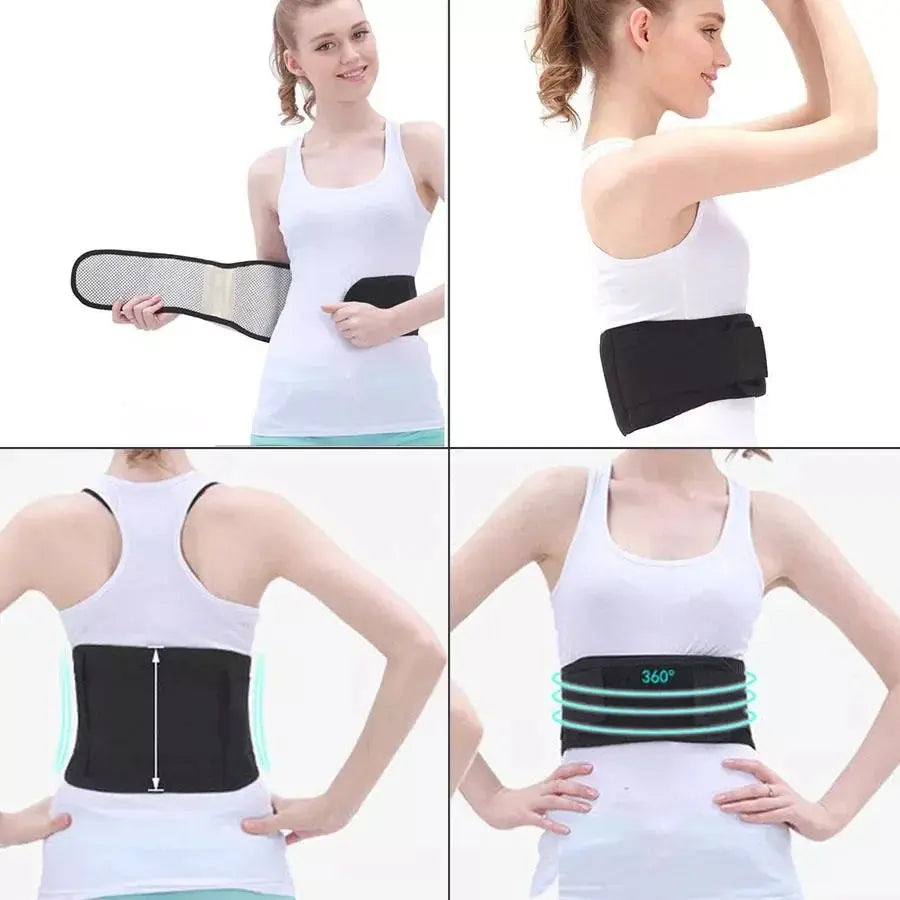 Cintura di supporto per la vita posteriore Fascia per massaggio con tutore lombare Assistenza sanitaria - My Hashtag Shop