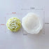 3D Peony Candle Silicone Mold. Liebe - Making Life Easier