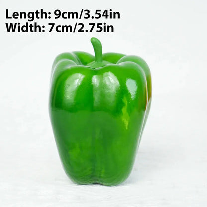 Artificial PE Pepper green simulated vegetables fruit model party. Liebe - Making Life Easier