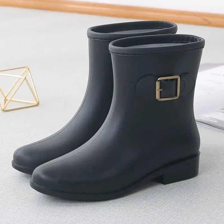 Waterproof Rain Boots with Thermal Lining Nonslip Rubber Liebe - Making Life Easier