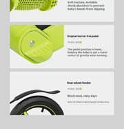 Bicicletta da 12 pollici per bambini senza pedali1-6 anni Bicicletta per ragazzi e ragazze che cammina Apprendimento Balance Bike HASHTAG