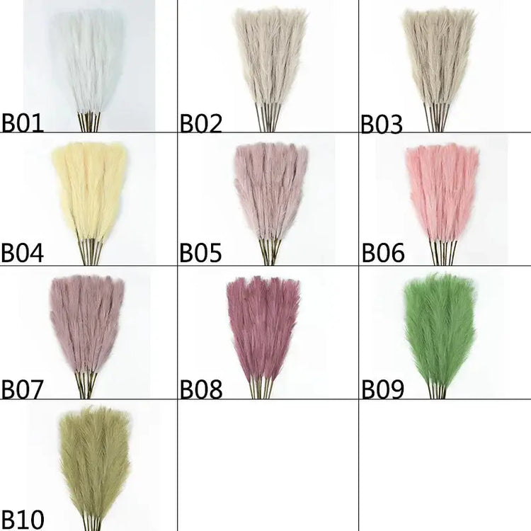 Artificial Pampas Grass Dried Reed Flowers 5pz 100cm Liebe - Making Life Easier