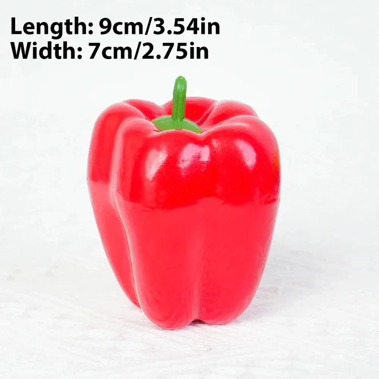 Artificial PE Pepper green simulated vegetables fruit model party. Liebe - Making Life Easier