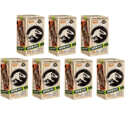 BLOKEES Building Block Man Set naturale -Jurassic Periodo Mondo Dinosauro Dinosauro Modello di assemblaggio Scatola cieca Giocattolo Regali per bambini - My Hashtag Shop
