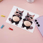 Adesivi 3D a Forma di Cucciolo con Pancia Gonfia, Adesivi Morbidi 3D a Forma di Gatto per Cover di Telefoni, Quaderni, Scrapbooking e Decorazioni Fai-da-Te - My Hashtag Shop