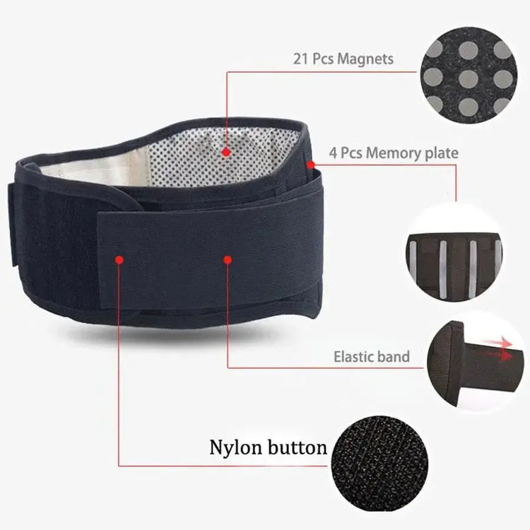 Cintura di supporto per la vita posteriore Fascia per massaggio con tutore lombare Assistenza sanitaria - My Hashtag Shop