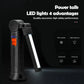 Luci da lavoro ricaricabili Torcia pieghevole a LED con base magnetica COB Light 360 ° Ruota il campeggio di emergenza del garage domestico di riparazione auto - My Hashtag Shop