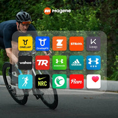 Magene Fascia da braccio per frequenza cardiaca Monitor Dual Mode Bluetooth ANT H803 Sensore Braccio Cinturino da polso Fitness Tracker cardiaco Esercizio sanitario HASHTAG