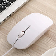 Mouse cablato neutro di vendita caldo 2.4Ghz con cavo USB Mouse ergonomici ultrasottili per PC portatile Computer aziendale Mouse da ufficio 1.2m HASHTAG