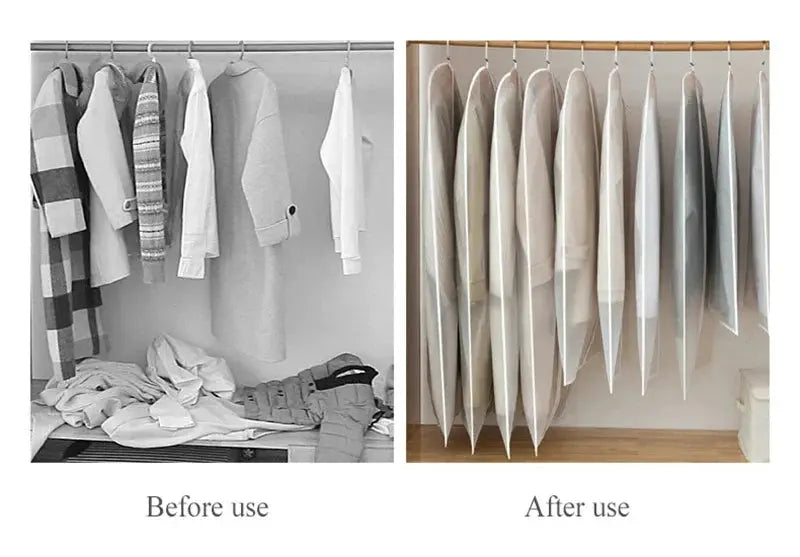 Clothes Dust Cover Bag 5pcs With Zipper - HASHTAG