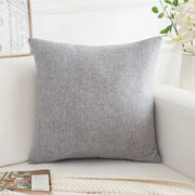 Fodera per cuscino in tinta unita 40X40/45X45 Federa quadrata in lino accogliente per casa, camera da letto, casa, ufficio, 1 pz HASHTAG