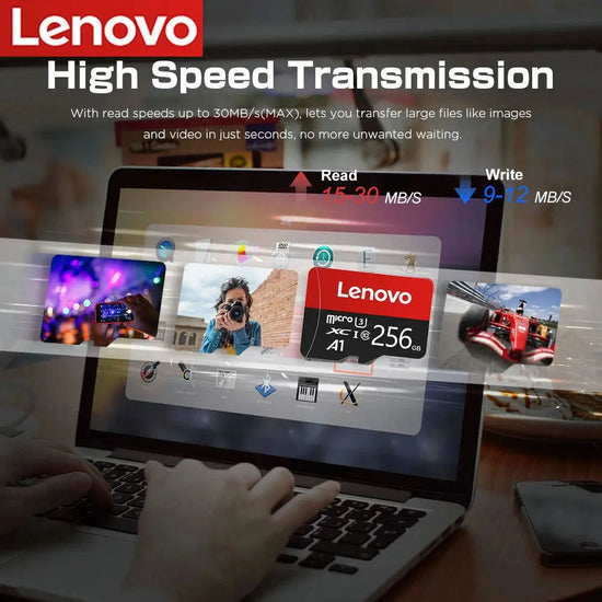 Scheda di Memoria Lenovo 1TB, Alta Velocità per Video Full HD, Scheda MINI SD 512GB, 256GB, 128GB, 64GB, Ultima Versione Micro SD per Telefono/Tablet/PC - My Hashtag Shop
