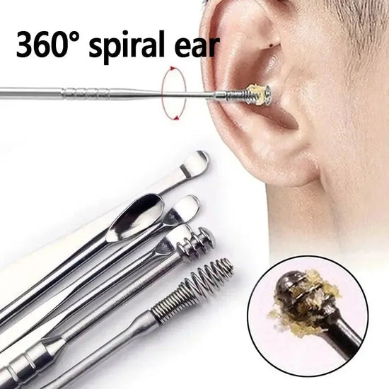 Ear Wax Pickers Stainless Steel Earpick Wax Remover Tools Liebe - Making Life Easier