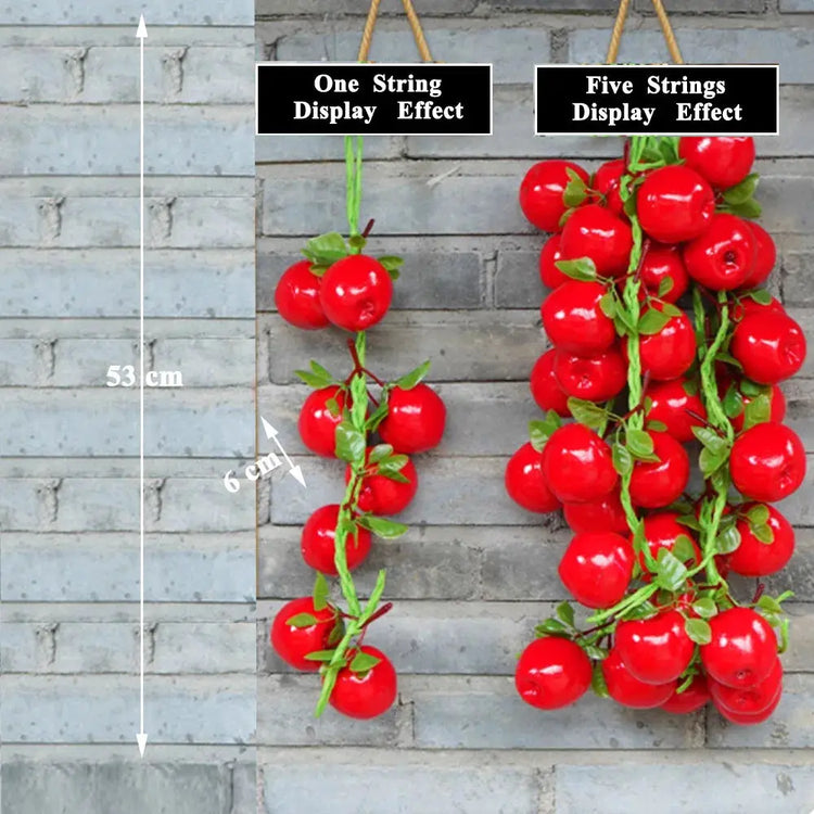 Artificial strings model assorted vegetables and fruits. Liebe - Making Life Easier