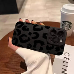 Custodia protettiva per fotocamera con design leopardato per iPhone 16 Custodie per iPhone 17 Air 15 14 13 12 11 Pro Max 16E XS XR X 7 8 Plus Cover HASHTAG