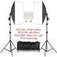 SH Kit di illuminazione Fotografia 50x70CM Softbox Sistema di illuminazione professionale con lampadine fotografiche E27 Attrezzatura per studio fotografico - My Hashtag Shop