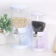 Food Storage Jar Simple Kitchen Items Coarse Cereal Nut Cereal Jar Double Bucket Breakfast Dispenser Oatmeal Storage Containers HASHTAG