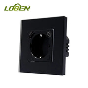 LOUTSGEN Zigbee Presa a muro Tipo-c Porte di ricarica USB Spine intelligenti UE Presa di corrente App Tuya Smart Life Pannello in vetro temperato Alexa HASHTAG