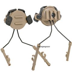 Tactical Helmet Accessories Airsoft Headset Mount Fast Helmets Rail Adapter Set Adjustable Rail Suspension Bracket HASHTAG
