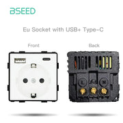 BSEED Wifi Smart termostati caldaia elettrica riscaldamento a pavimento dell'acqua Controller centrale interruttore presa pannello in vetro parte accessorio fai da te HASHTAG