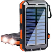 Banca solare da 50000 mAh con cavo integrato, alimentatore mobile universale leggero e di grande capacità per telefoni cellulari HASHTAG