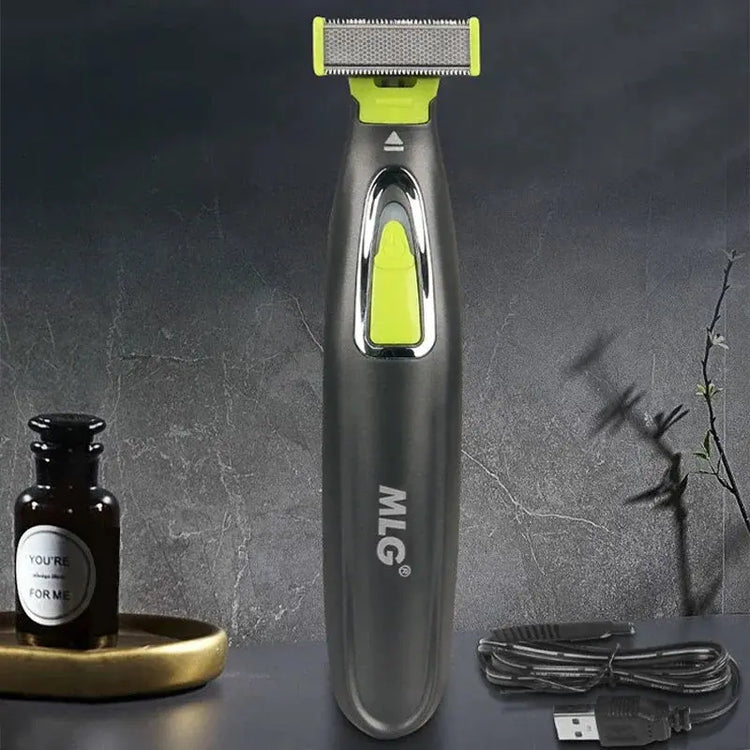 MLG Rasoio Elettrico Per Uomini e Donne Portatile Trimmer Per Tutto Il Corpo USB Lama A Forma di T Rasoio Per Barba Ascella Per Lavabile - My Hashtag Shop