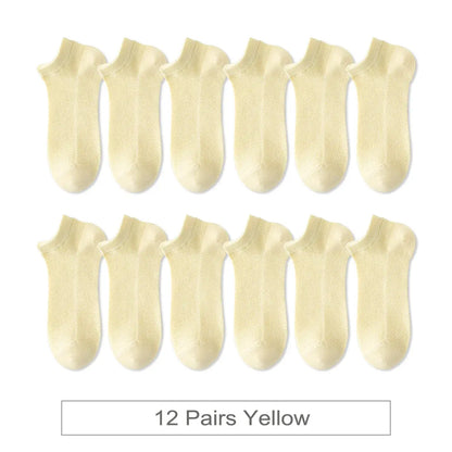 Woman Cotton Socks Short Thin Mesh Breathable Liebe - Making Life Easier