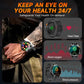 Per Android ios Nuovo AMOLED Smart Watch da uomo con torcia sportiva fitness tracker impermeabile chiamata Bluetooth Smartwatch uomo + scatola
