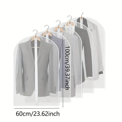 Clothes Dust Cover Bag 5pcs With Zipper - HASHTAG