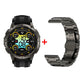 KOSPET Tank T4 Smartwatch robusto da uomo con archiviazione da 32 GB GPS Mappe offline 10 ATM Frequenza cardiaca impermeabile Immersioni Sci Escursionismo