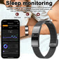 Uomo Donna Bracciale intelligente Frequenza cardiaca Monitor del sonno Salute Smart Band Sport impermeabile Fitness Tracker Smartwatch per Android iOS - My Hashtag Shop