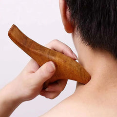 Strumenti per il massaggio del punto di innesco del legno, strumenti professionali per il drenaggio linfatico Gua Sha, massaggio per la terapia del legno per alleviare il dolore di tutto il corpo HASHTAG