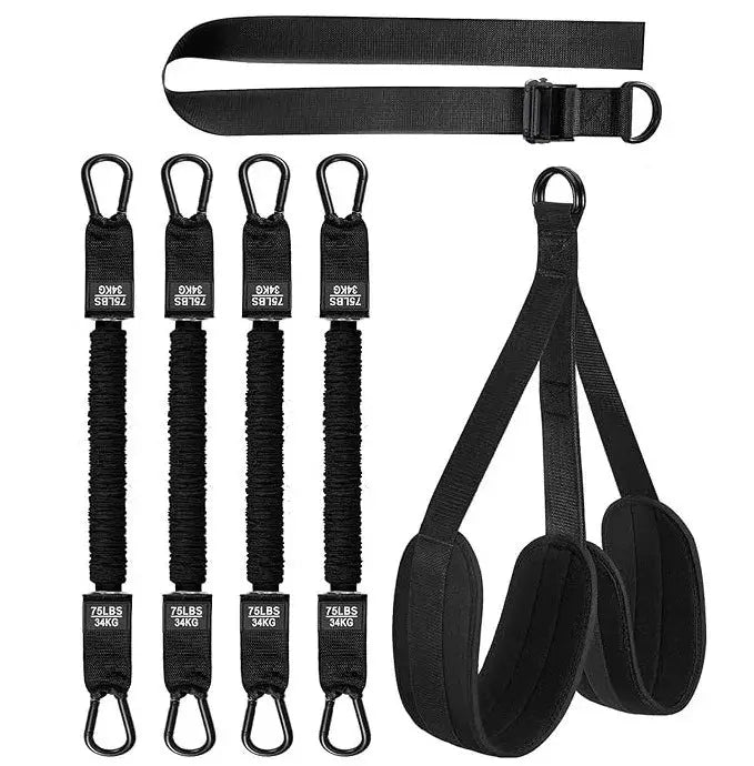 Set di fasce di assistenza per trazioni Cinghia di resistenza per assistenza per trazioni per uomini e donne Allenamento da appendere Allenamento per il trazioni Stretching del corpo - My Hashtag Shop