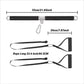 Tricep Biceps Back Blaster Corda Lat Pull Down Attacco Allenamento Palestra Peso Petto Allenamento muscolare Cinghie di estensione Nylon premium - My Hashtag Shop