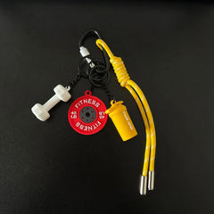 Sport Fitness Bag Pendant Mini Dumbbell Water Cup Keychain Camera Cell Phone Backpack Accessories for Men Women Fashion Y2K HASHTAG