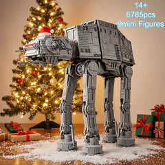 Christmas Gift 6785PCS Large AT-AT Suitable for 75313 Building Blocks Model Birthday Gift Toys In Stock HASHTAG