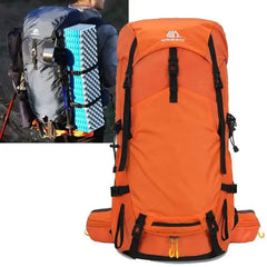 trekking backpack Hiking Backpack Trekking Rucksack with Rain Cover Large Sports Gear Backpack Travel Luggage Bag HASHTAG