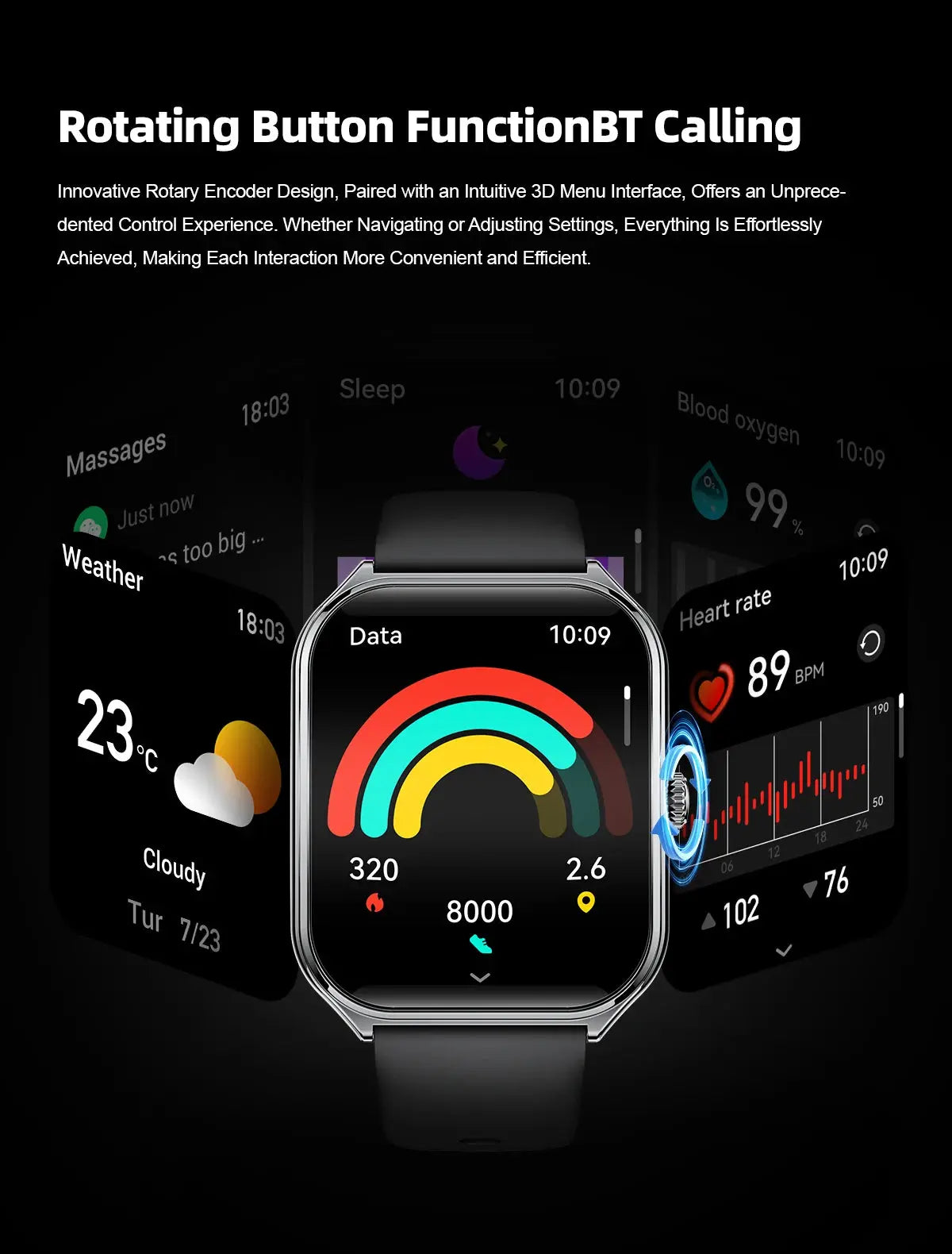 Nuovo Ultra Sottile smartwatch  "AMOLED 360*360 HD Pixel Display Always Show Time Promemoria Chiamata Smartwatch Delle Signore Per huawei - My Hashtag Shop
