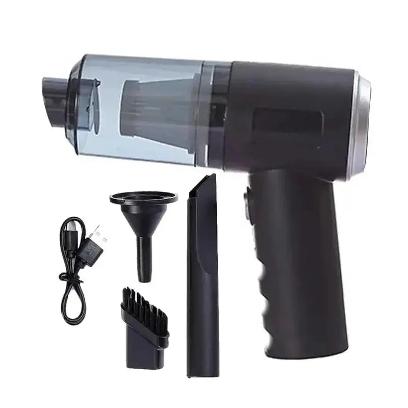 Aspirapolvere combinato 3 in 1 con aspirazione e soffiaggio integrati, ricarica USB, aspirapolvere per piccole auto - My Hashtag Shop