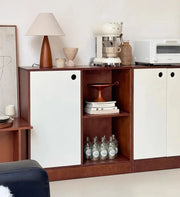 Tavolino allungabile dal design unico con armadio in stile vintage per soggiorno, fattoria o appartamento HASHTAG