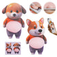 Adesivi 3D a Forma di Cucciolo con Pancia Gonfia, Adesivi Morbidi 3D a Forma di Gatto per Cover di Telefoni, Quaderni, Scrapbooking e Decorazioni Fai-da-Te - My Hashtag Shop
