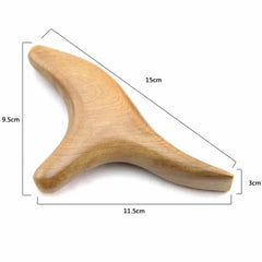 Strumenti per il massaggio del punto di innesco del legno, strumenti professionali per il drenaggio linfatico Gua Sha, massaggio per la terapia del legno per alleviare il dolore di tutto il corpo HASHTAG