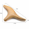 Strumenti per il massaggio del punto di innesco del legno, strumenti professionali per il drenaggio linfatico Gua Sha, massaggio per la terapia del legno per alleviare il dolore di tutto il corpo HASHTAG